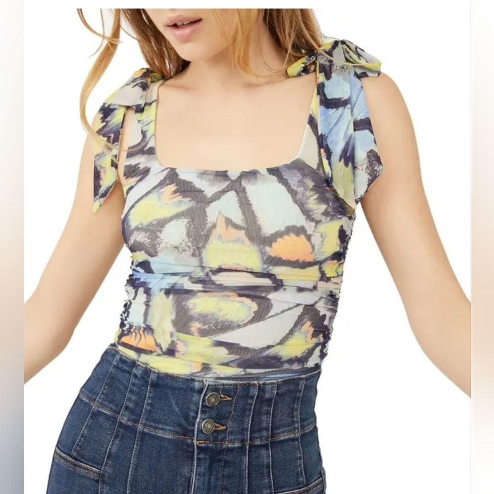 Free People Sleeveless bow strap